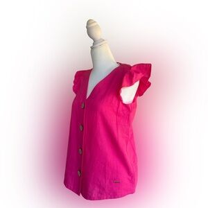 Nine West linen blouse